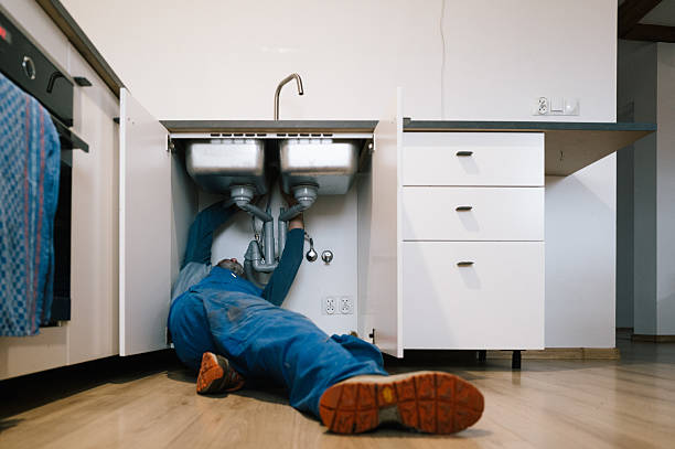 Professional Drain Cleaning technician working in Stanley, VA